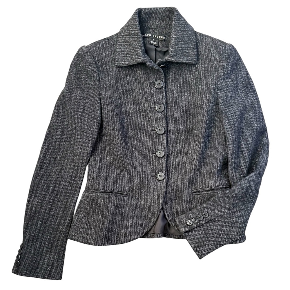 Ralph Lauren Black Label Vintage Camel Hair Wool Blazer Jacket